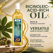 Iccha Cold Pressed Castor Oil | Pure Ricinoleic-Rich Care