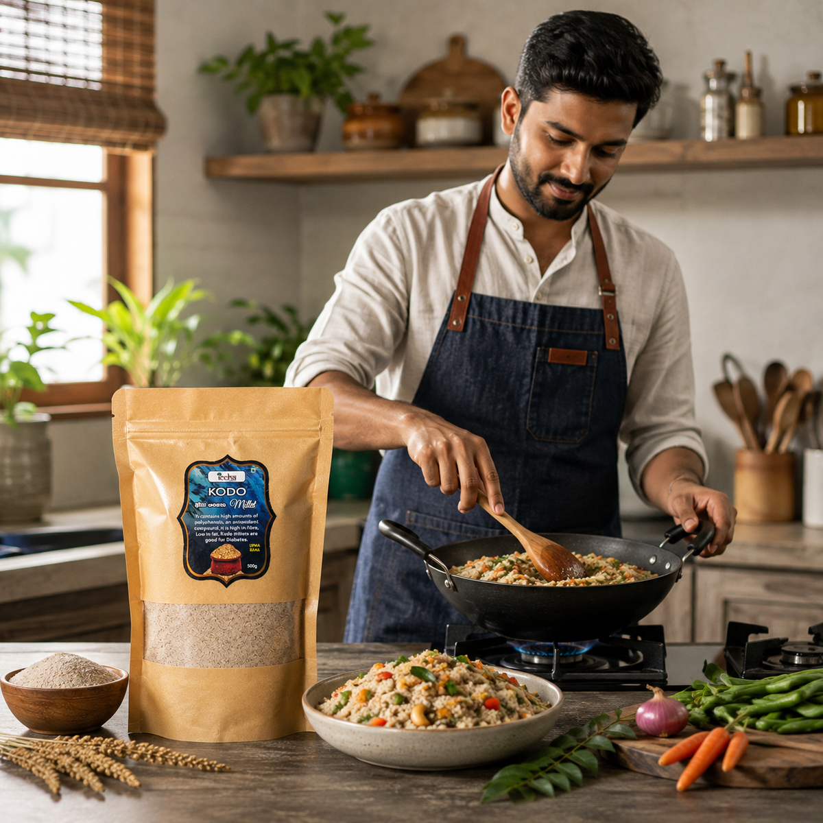 Iccha Kodo Upma Rawa | Fibre-Rich Traditional Millet Rawa