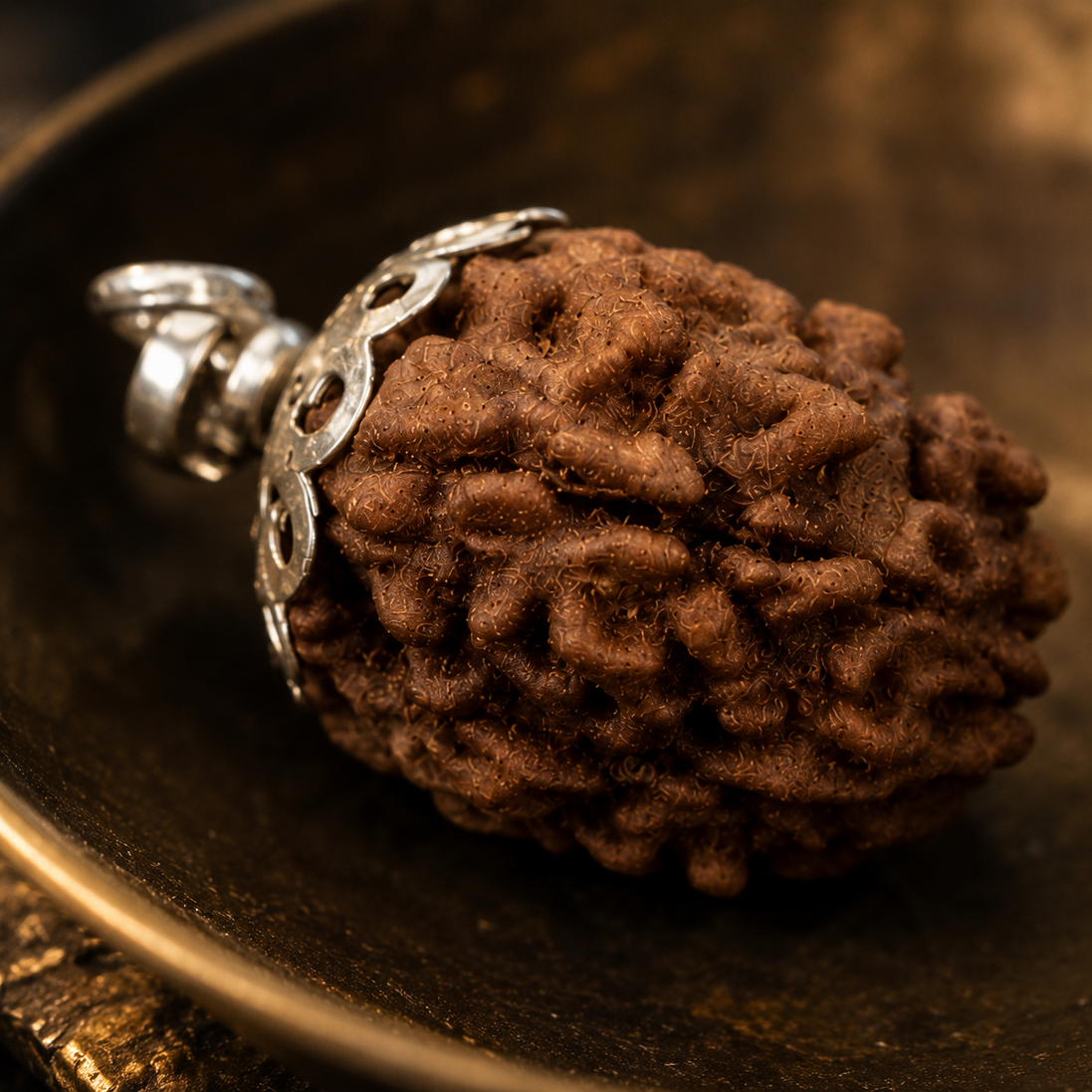 Iccha Rudraksha Pendant – Sacred Spiritual Bead for Meditation & Daily Wear