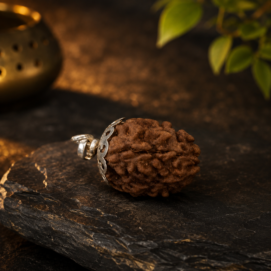 Iccha Rudraksha Pendant – Sacred Spiritual Bead for Meditation & Daily Wear