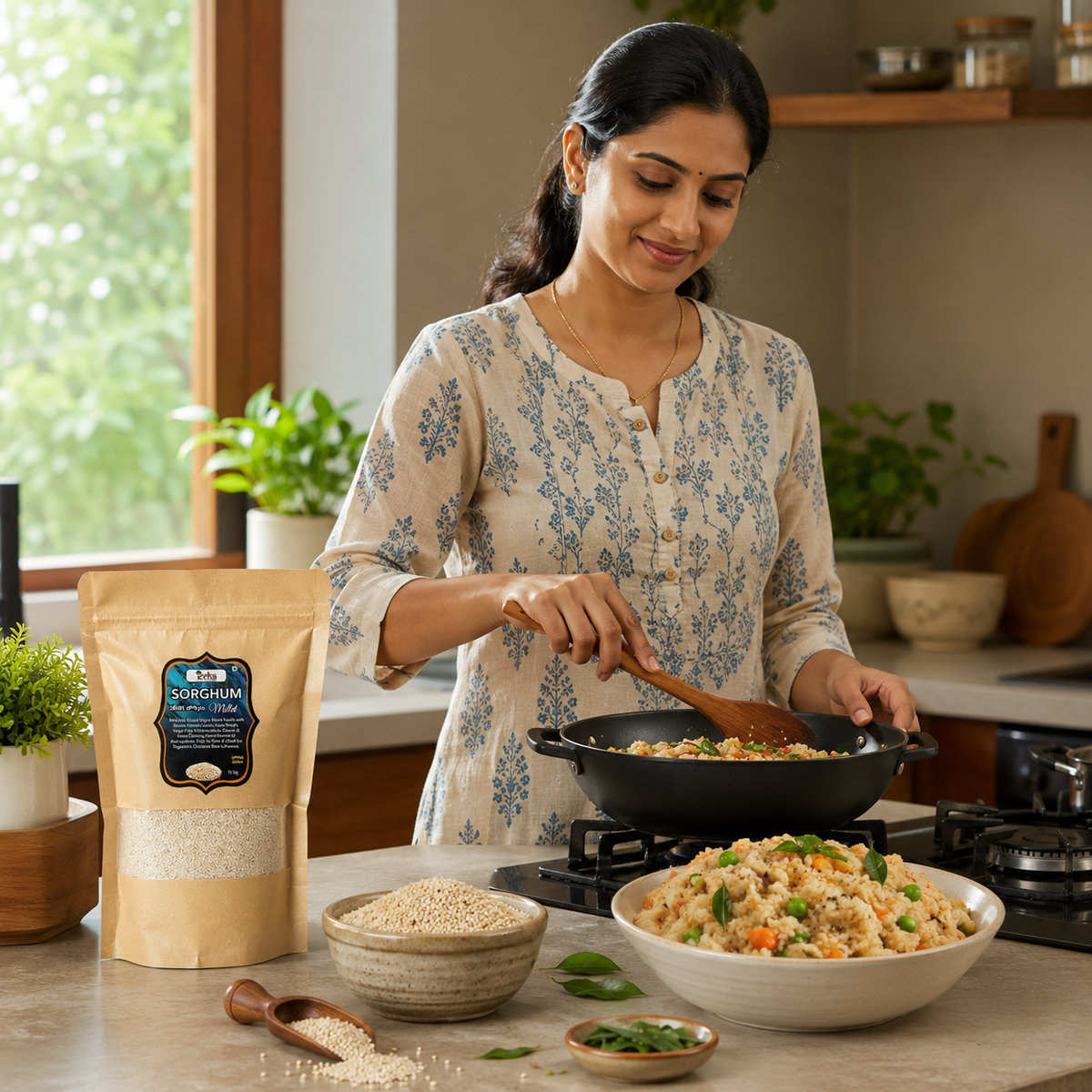Iccha Sorghum Upma Rawa | High-Fibre Jowar Breakfast Rawa
