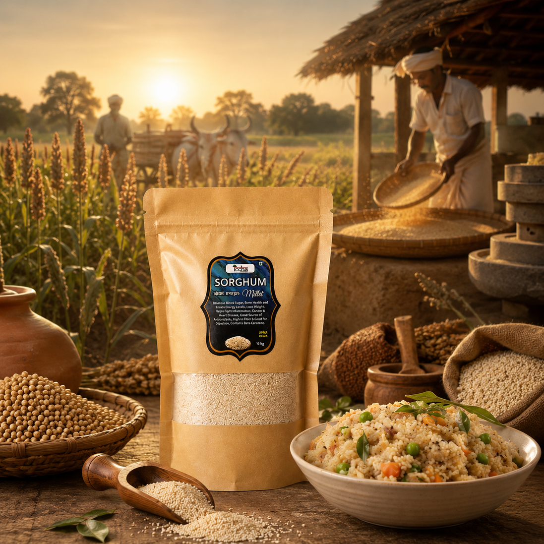 Iccha Sorghum Upma Rawa | High-Fibre Jowar Breakfast Rawa