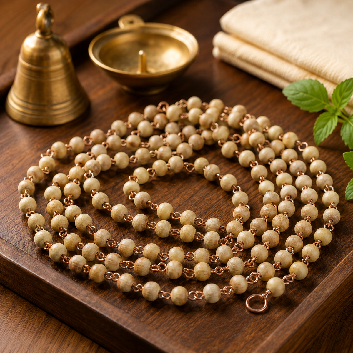 Iccha Tulsi Mala Round for Japa, Meditation & Prayer