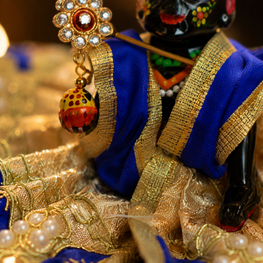 Balgopal Mathura Small Idol – Handcrafted Krishna Murti for Puja & Home