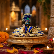 Balgopal Mathura Small Idol – Handcrafted Krishna Murti for Puja & Home