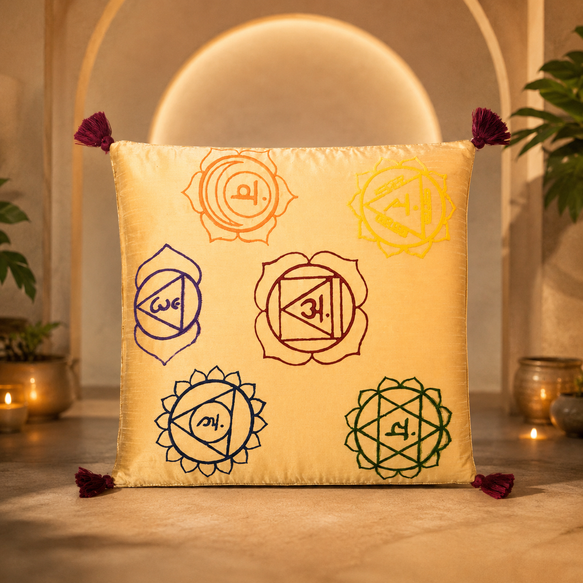 Iccha Chakra Seat – Soft Meditation Cushion for Comfortable Floor Sitting