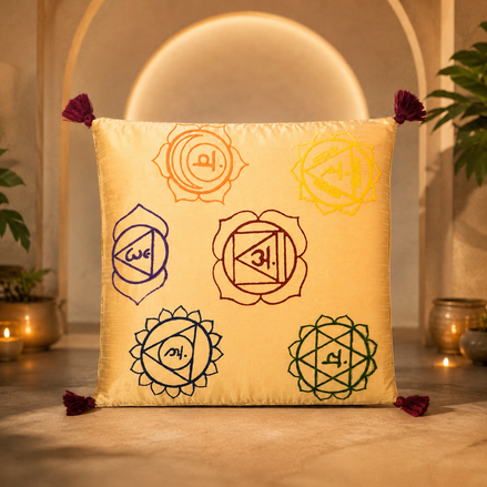Iccha Chakra Seat – Soft Meditation Cushion for Comfortable Floor Sitting