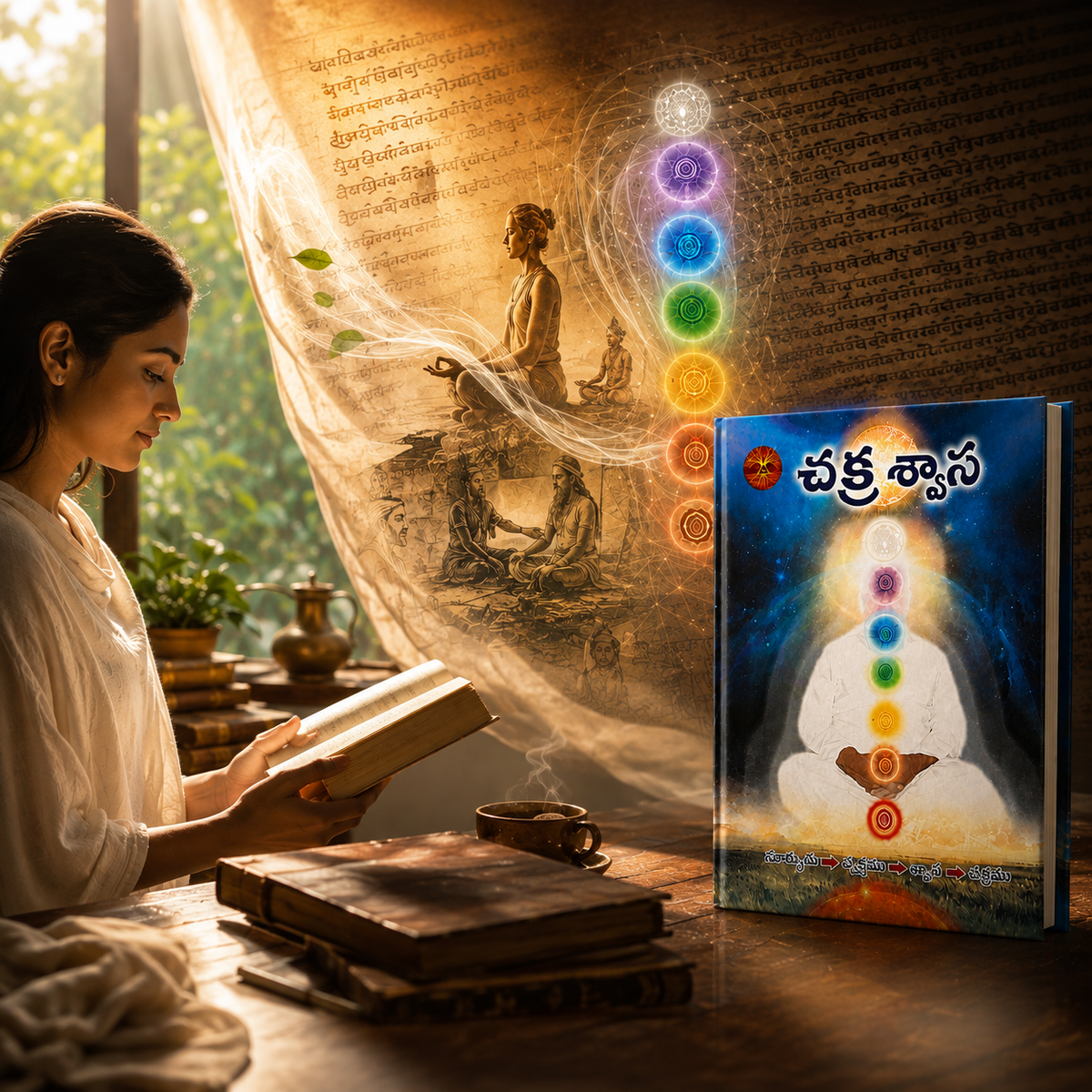 Chakra Shwasa Book – Chakra & Breath Reflection Guide | Iccha