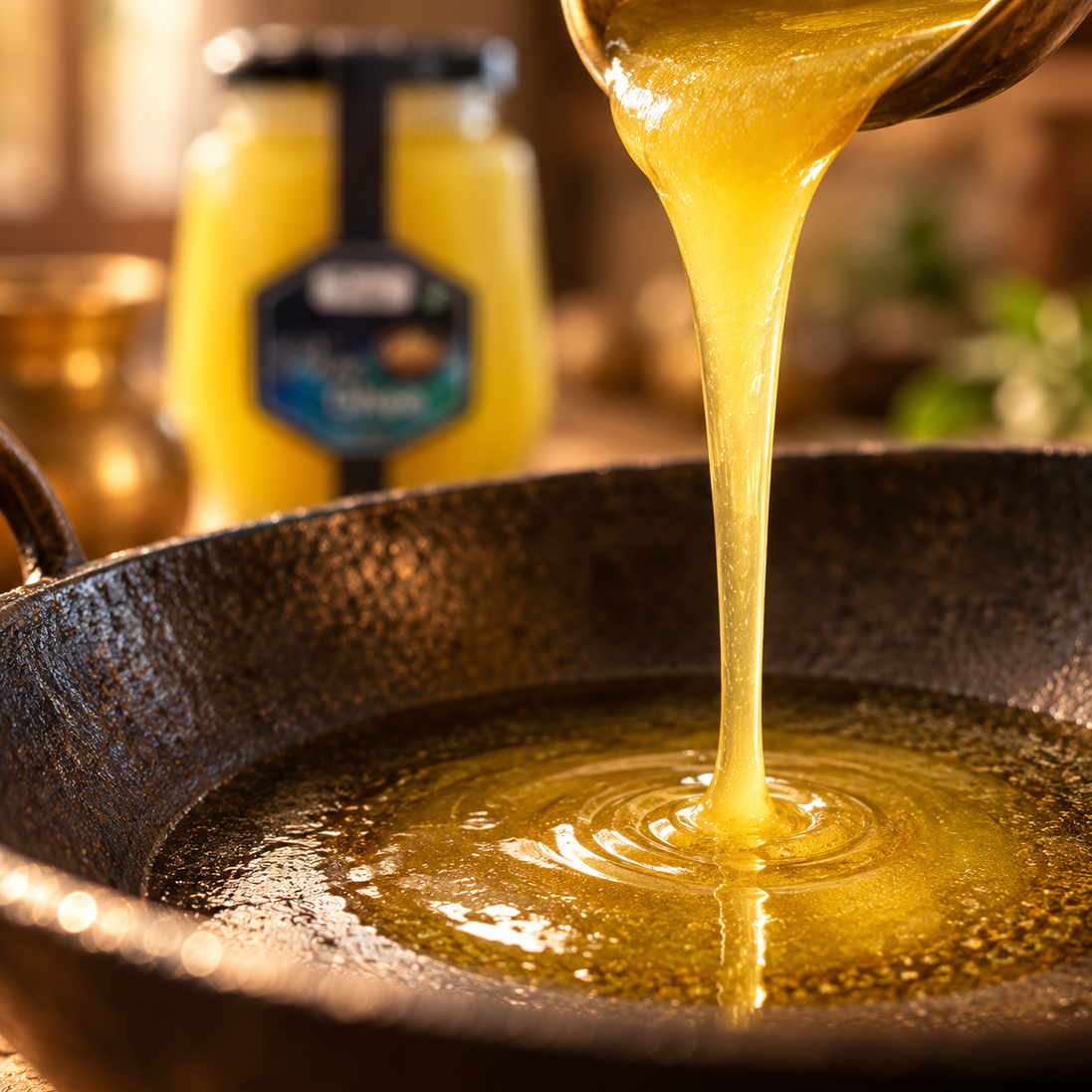 Iccha Pure Cow Ghee – Grass-Fed Cow Ghee for Cooking, Pooja & Traditional Recipes