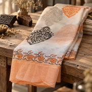 Iccha Block Printed Mulmul Cotton Dupatta – Lightweight
