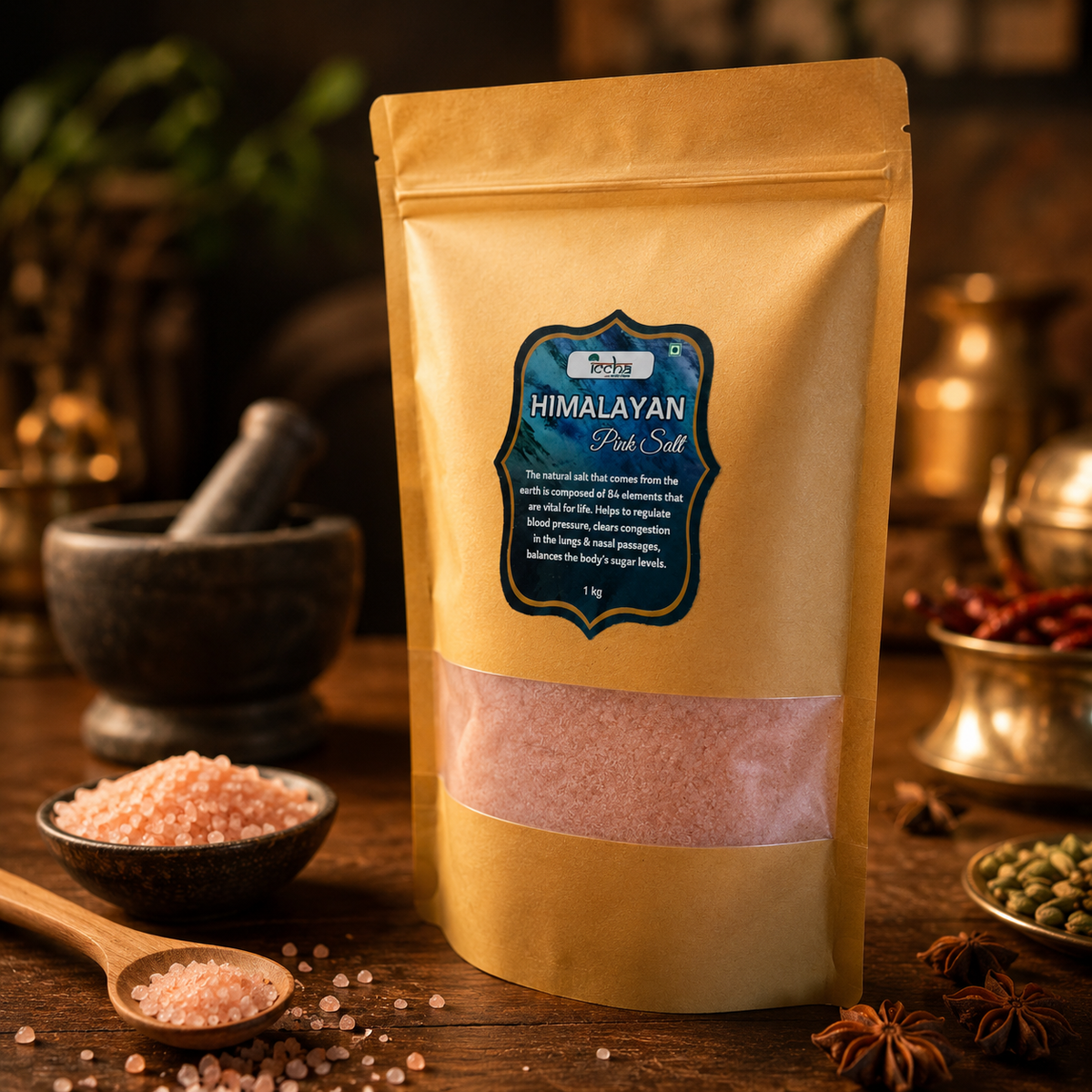 Iccha Himalayan Pink Salt – Natural Mineral Rock Salt for Cooking & Seasoning