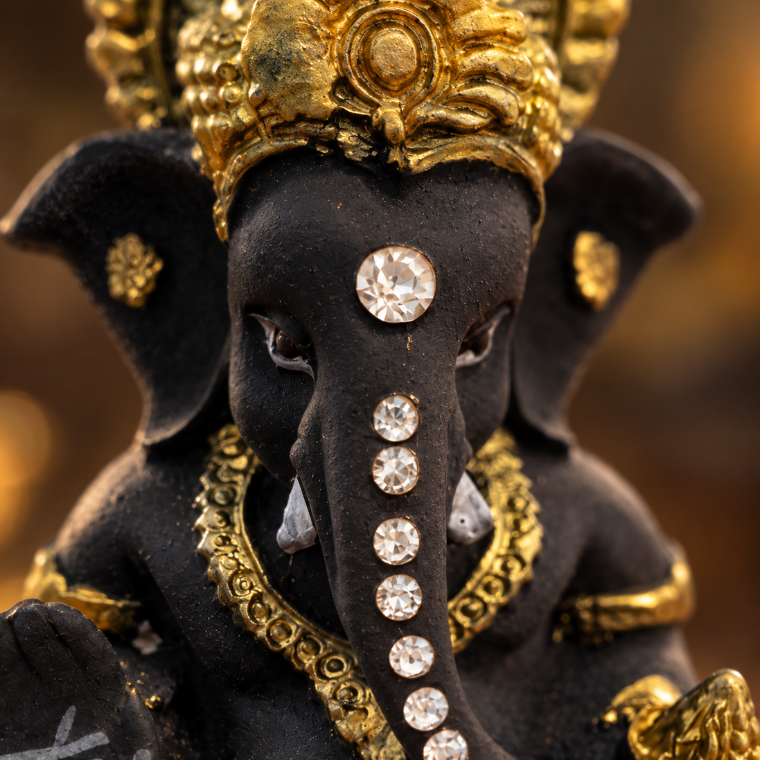 Iccha Jain Small Ganesh Idol – Lord Ganesha Murti (8 cm)
