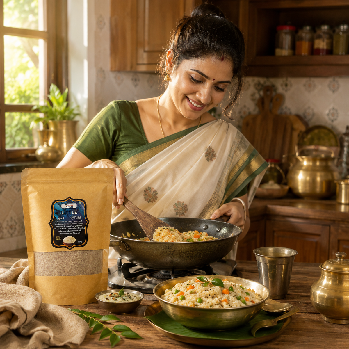 Iccha Little Upma Rawa | High Fiber Healthy Millet Rawa for Upma & Breakfast