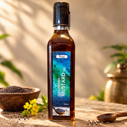 Iccha Cold Pressed Mustard Oil – Natural Kachi Ghani Cooking Oil with Omega-3 & Rich Flavour