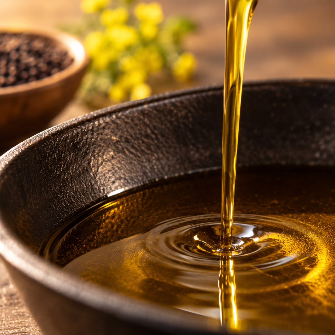 Iccha Cold Pressed Mustard Oil – Natural Kachi Ghani Cooking Oil with Omega-3 & Rich Flavour