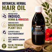Iccha Neeli Oil | Herbal Hair & Scalp Nourishing Oil