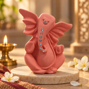Iccha Small Pink Ganesha Idol – Lord Ganesh Murti (7 cm)