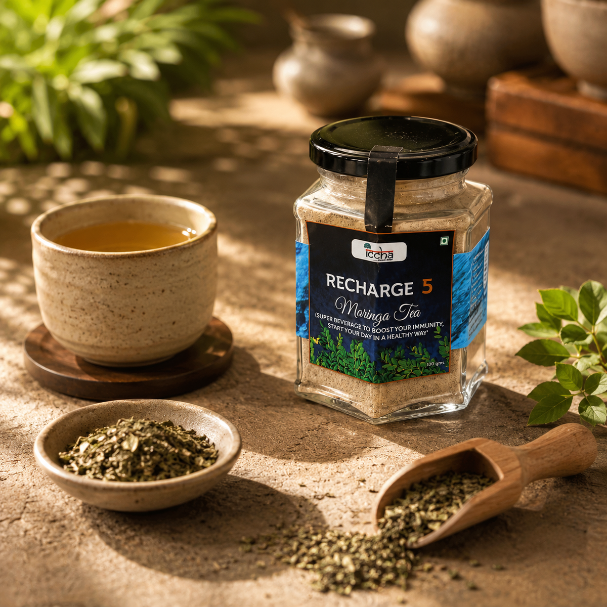 Iccha Recharge 05 Herbal Wellness Tea – Daily Immune Support Blend
