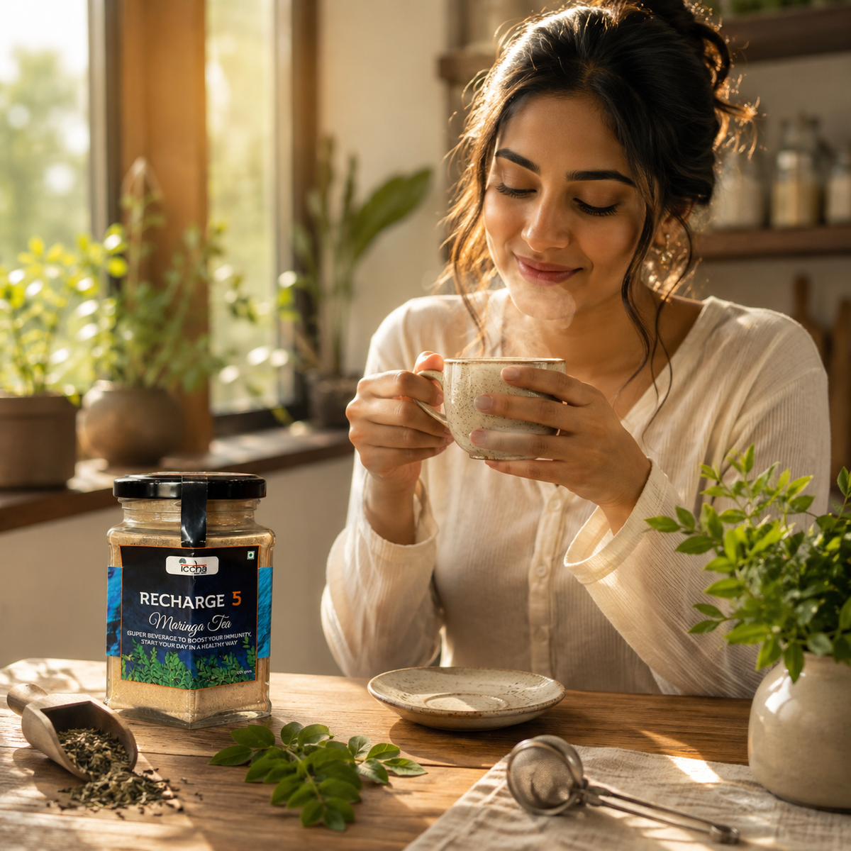 Iccha Recharge 05 Herbal Wellness Tea – Daily Immune Support Blend
