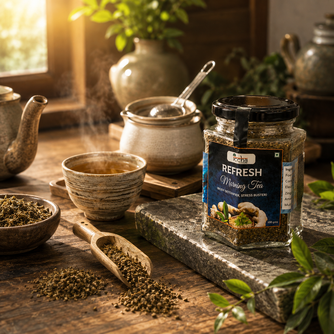 Iccha Refresh Tea | Herbal Tea for Digestive & Daily Wellness