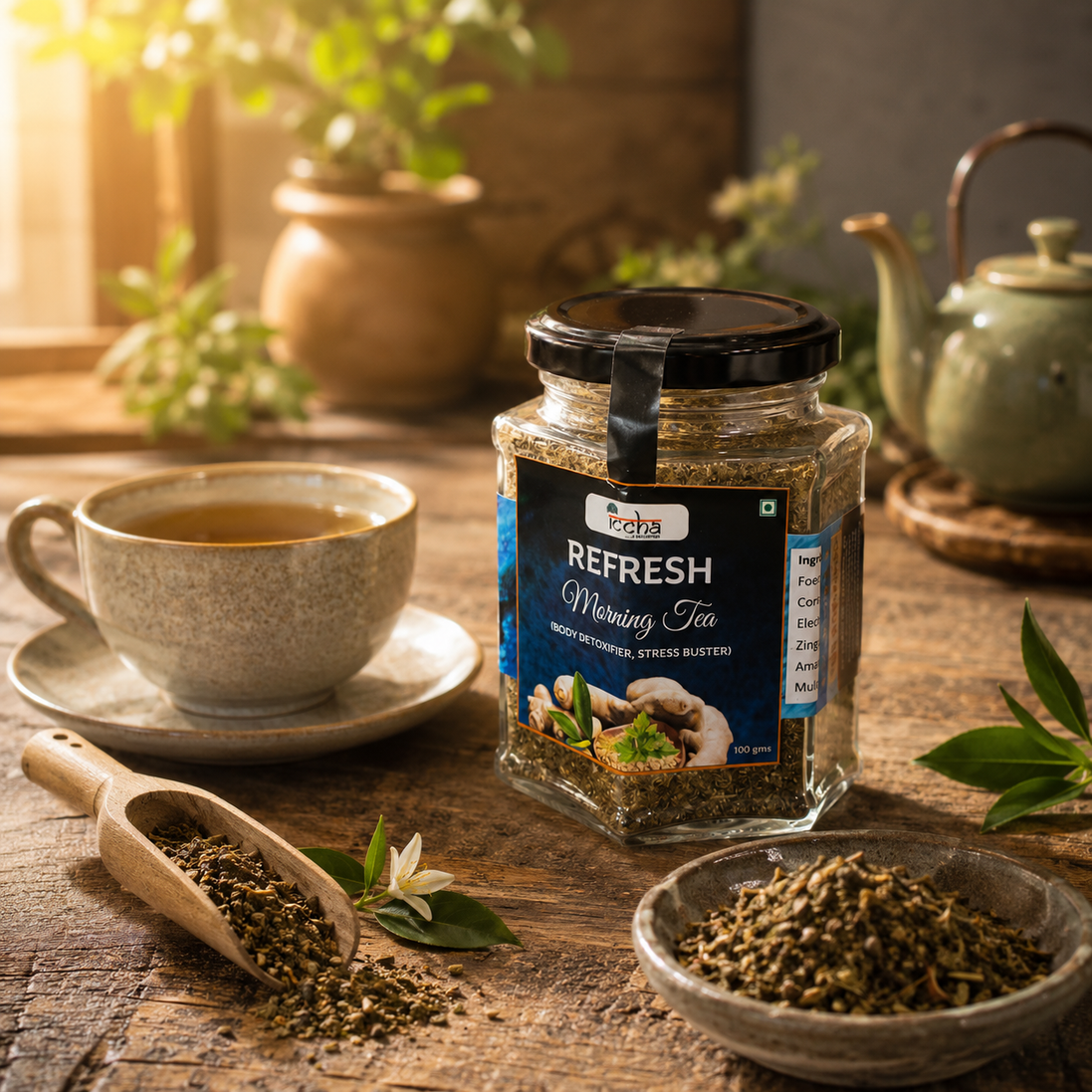 Iccha Refresh Tea | Herbal Tea for Digestive & Daily Wellness