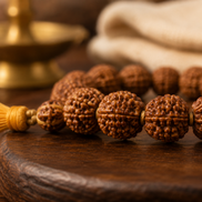 Iccha Panchmukhi Rudraksha Japa Mala – 108 Beads from Nepal