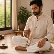 Iccha Panchmukhi Rudraksha Japa Mala – 108 Beads from Nepal