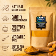 Iccha Forest Turmeric Powder – Natural Antioxidant-Rich Spice for Cooking & Wellness