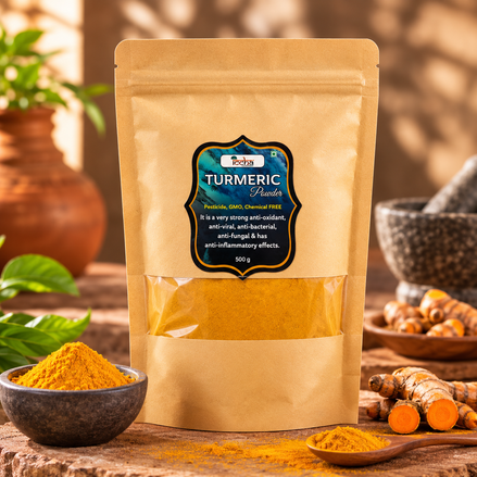 Iccha Forest Turmeric Powder – Natural Antioxidant-Rich Spice for Cooking & Wellness